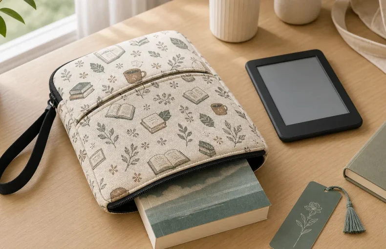 Custodia libro con zip: protezione viaggio per libri ed e-reader