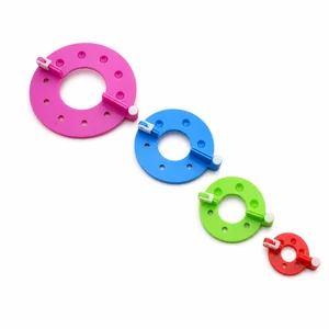 QY Plastic Pom-Pom Maker Set, 4 Sizes