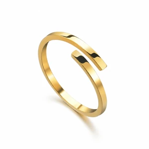 Vekeklee Adjustable Open Ring – Stainless Steel