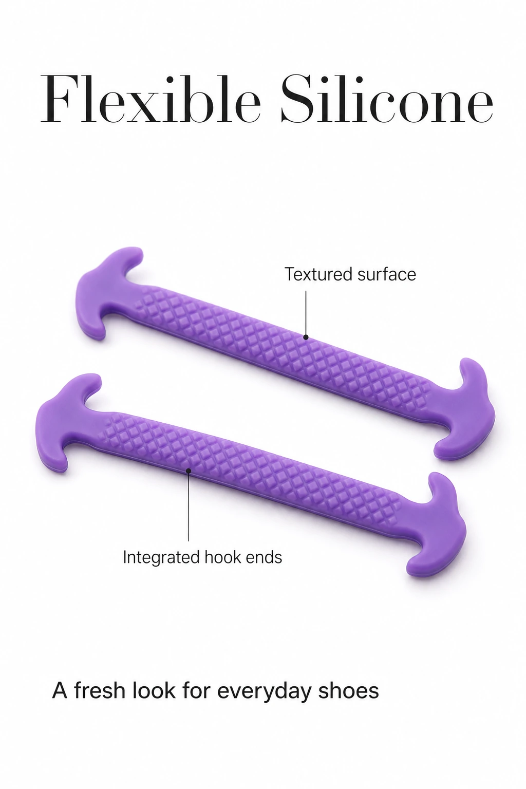 Strisce in silicone testurizzato con ganci integrati