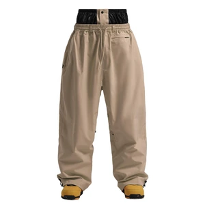 Baggy Snowboard Pants with Thigh Vents and Snow Gaiters