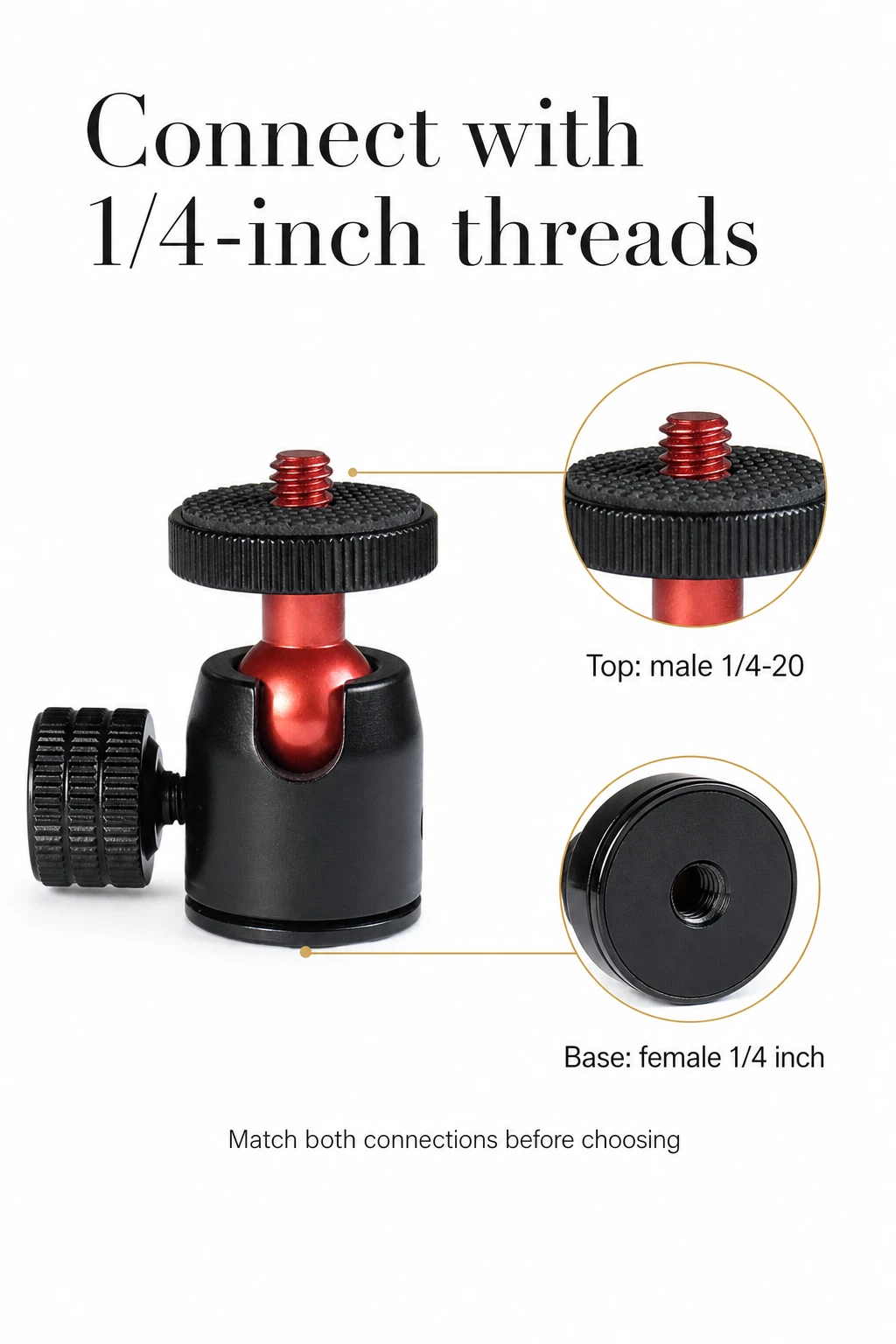 BH15 upper screw and lower socket with connection labels