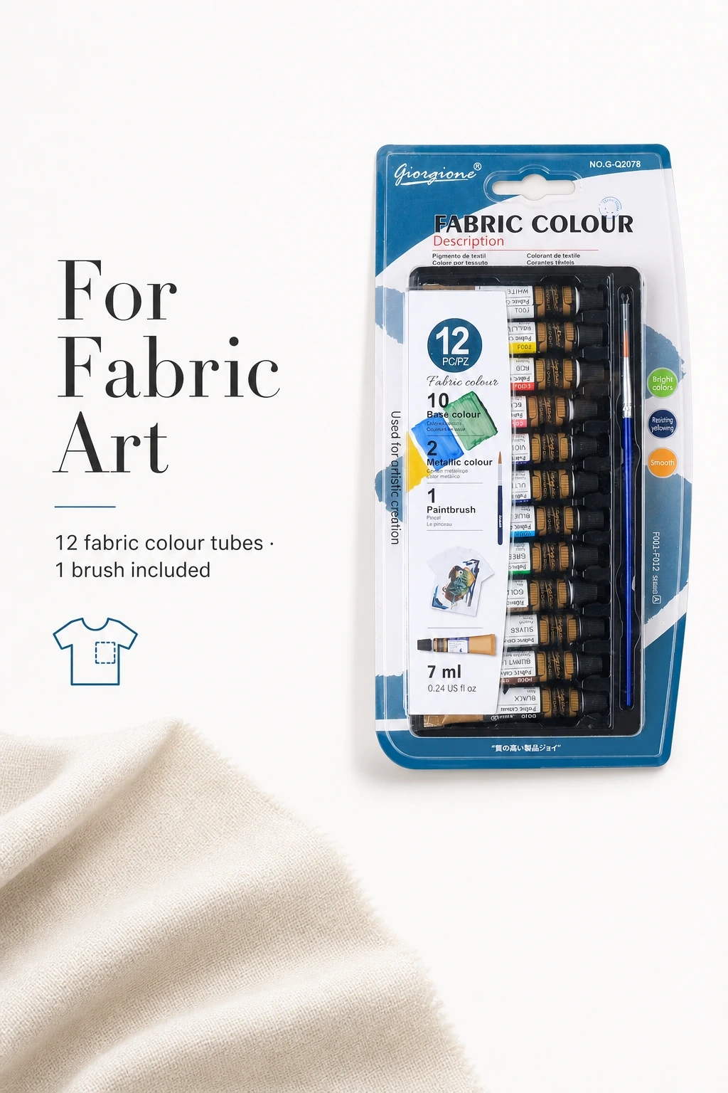 Fabric-art paint set