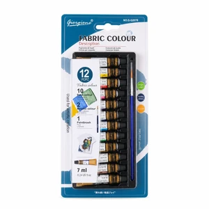 Giorgione G-Q2078 Fabric Paint Set, 12 Colors