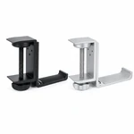 Black and silver ruizs headphone holders shown side by side as color options; each order includes one holder in the selected color.