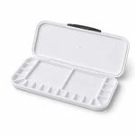 Open palette beside its closed case