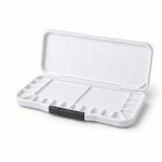 Low side view of the palette and lid
