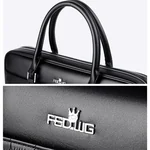 Close view of the real silver bag mark and paired top handles