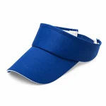 Royal blue visor shown from the side-front.