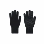 Winter Knit Gloves, Beanie & Gray Three-Piece Set