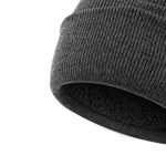 Winter Knit Gloves, Beanie & Gray Three-Piece Set