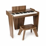 Piano digital de madera de 37 teclas con taburete
