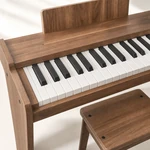 Piano digital de madera de 37 teclas con taburete