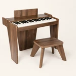 Piano digital de madera de 37 teclas con taburete