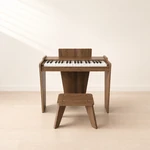 Piano digital de madera de 37 teclas con taburete