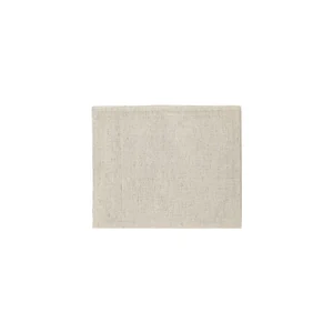 Beige woven linen couche, 36 × 45 cm